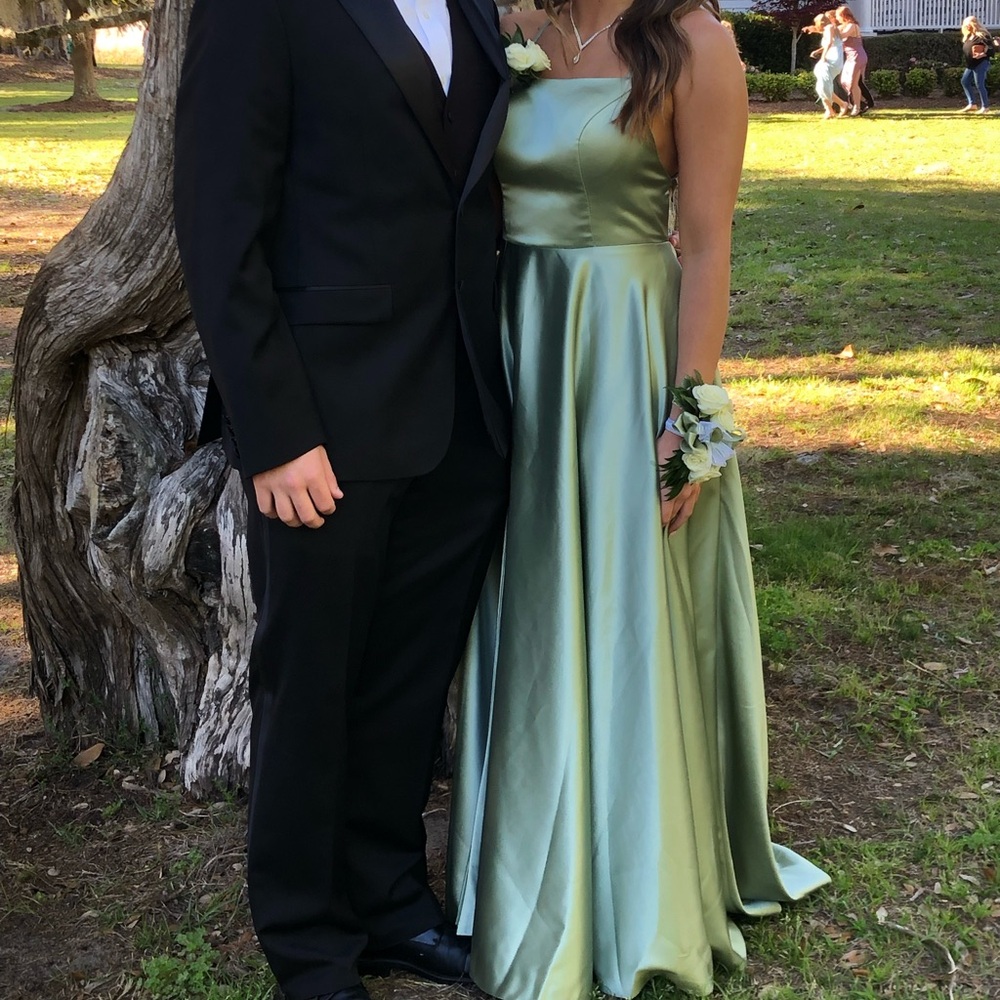 Satin Gown - image 1